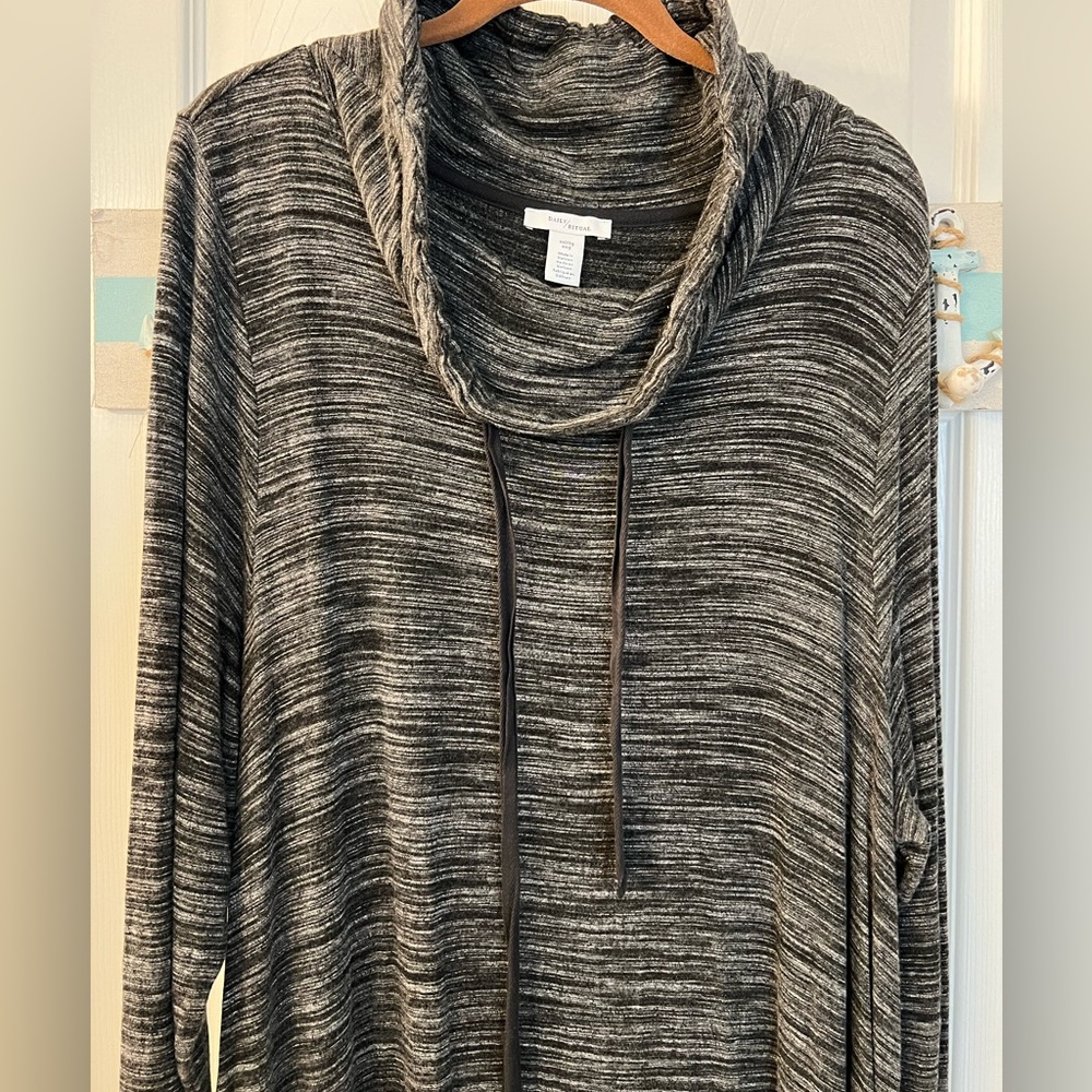 Daily/Ritual Black Stretchy Pull-Over Dress Sz XXL